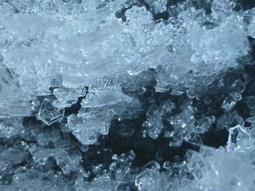 ice crystal winter