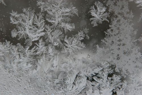 ice frozen glass