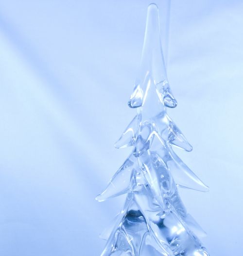 Ice Blue Christmas Tree