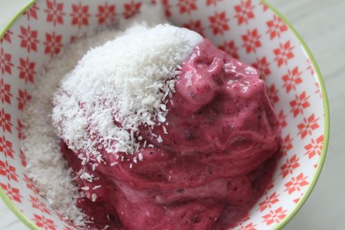 ice cream raspberry ice