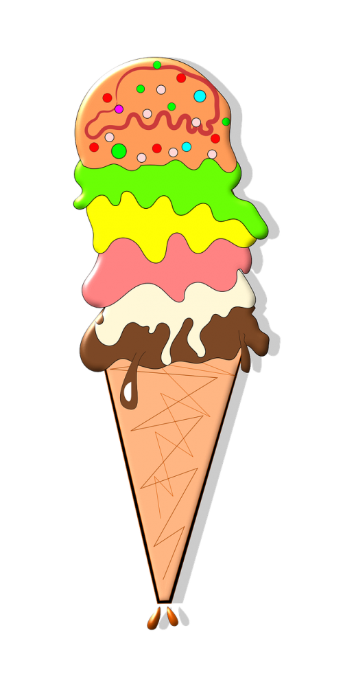 ice cream cartoon ice
