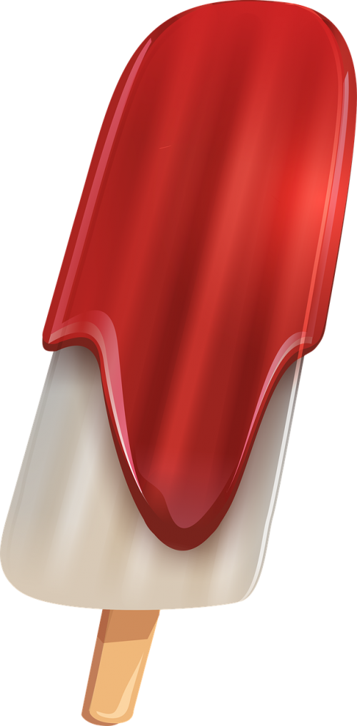 ice cream raspberry vanilla