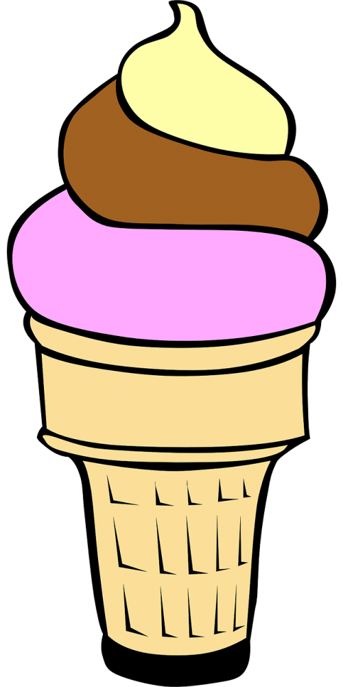 ice cream neapolitan vanilla