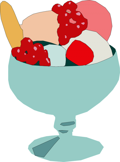 ice cream bowl sundae