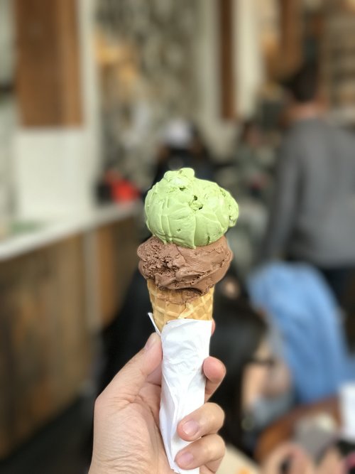 ice-cream  dessert  cone
