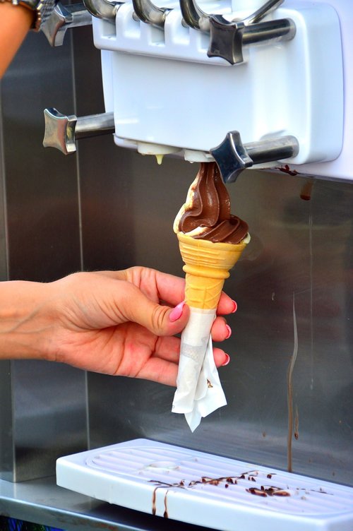 ice cream  chocolate ice cream  funnel