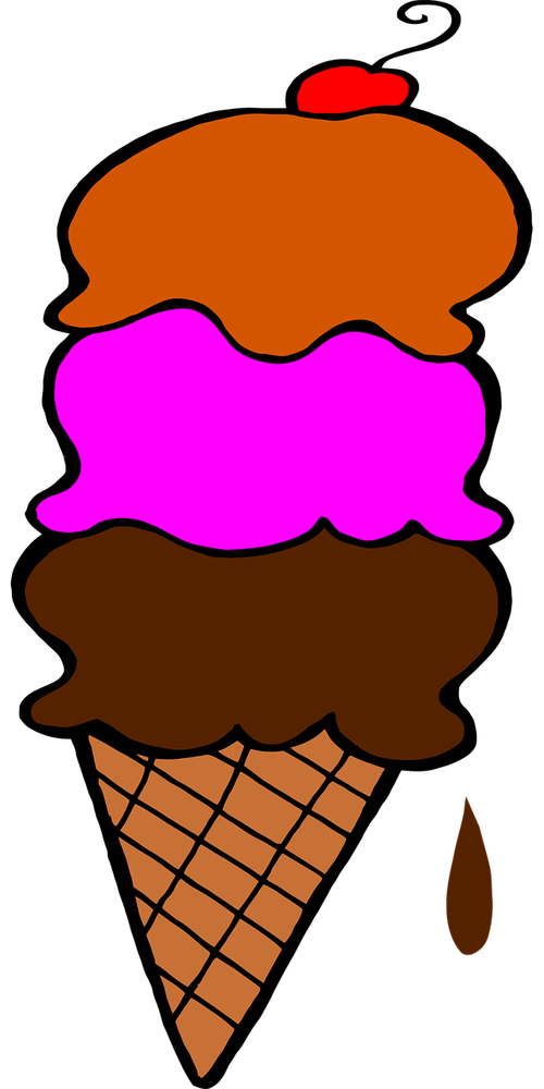 ice cream  cone  dessert