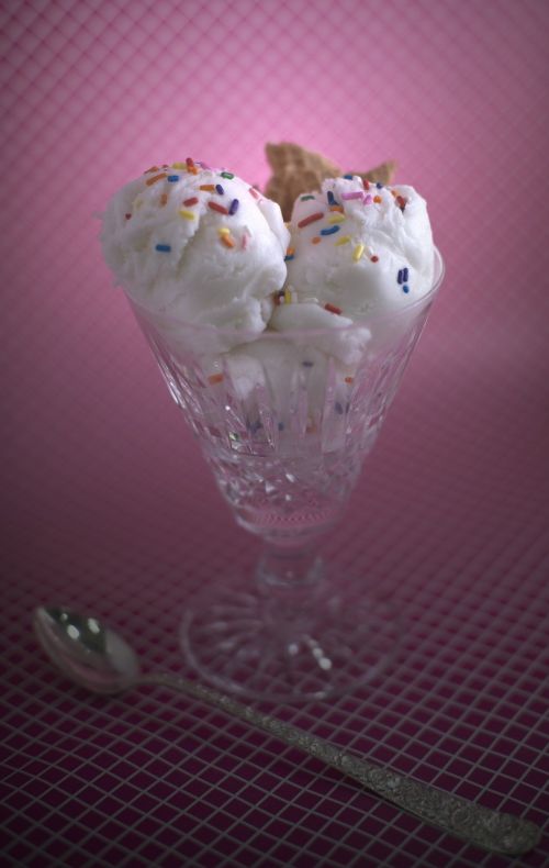 ice cream sprinkles dessert