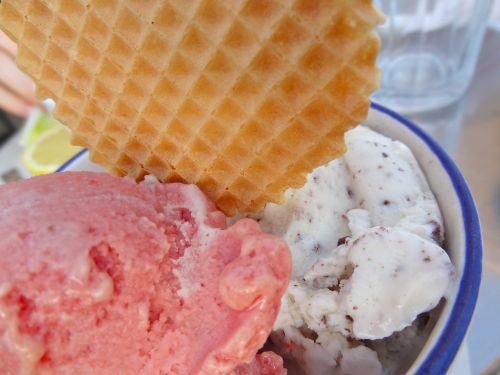 ice cream gelato strawberry