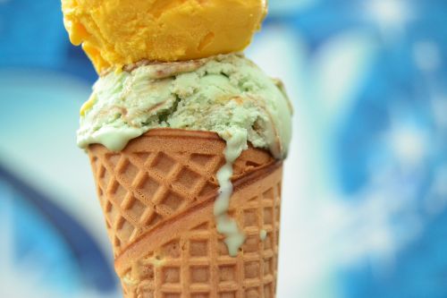 ice cream summer cornet