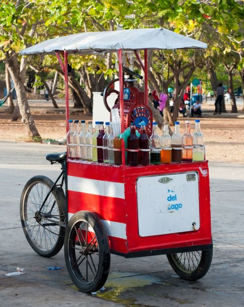 ice cream cart bicycle