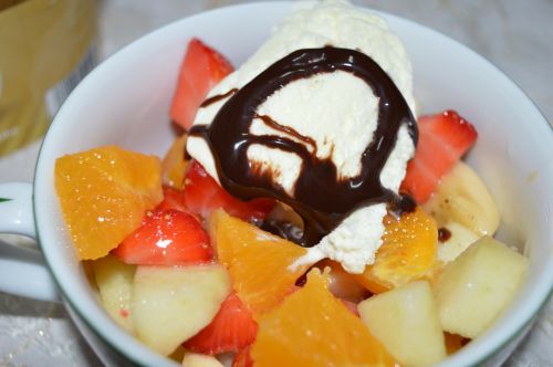 ice cream fruits ice cream scoop