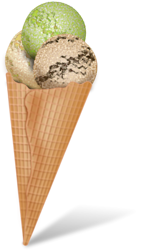 ice-cream cone cornet cone