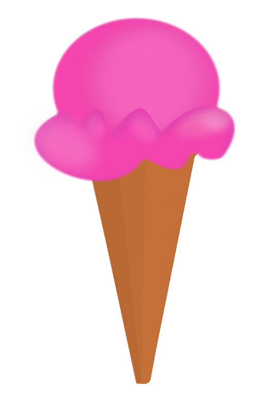 ice cream cone ice cream strawberry