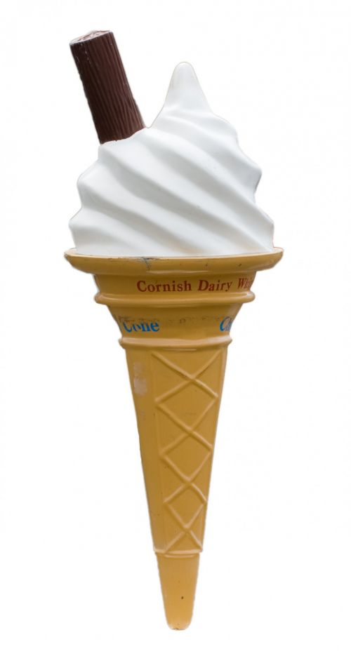 Ice Cream Cone Isolated