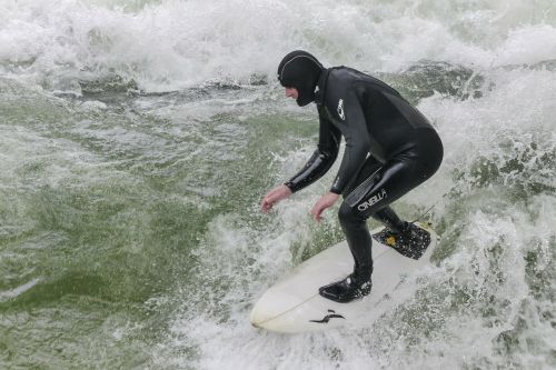 ice creek eisbach surfer