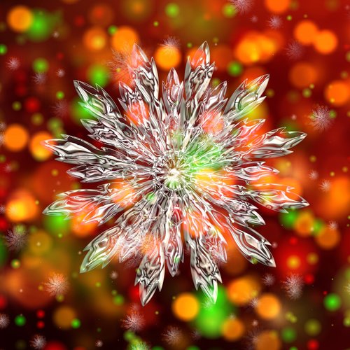 ice crystal  crystal  snowflake