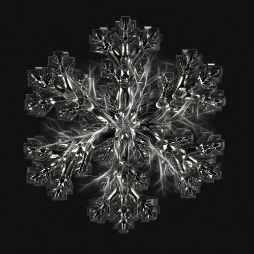 ice crystal snowflake ice