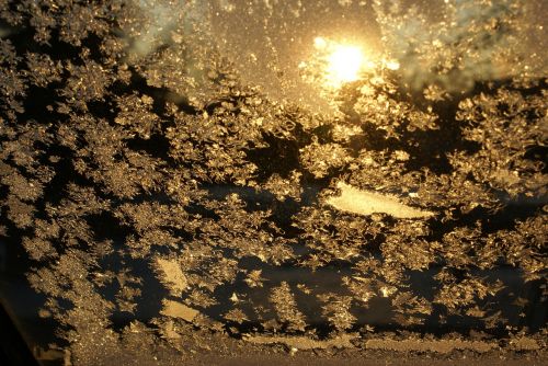 ice crystals ice winter