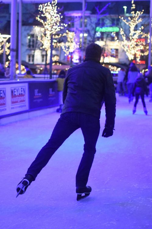 ice skating sports winter