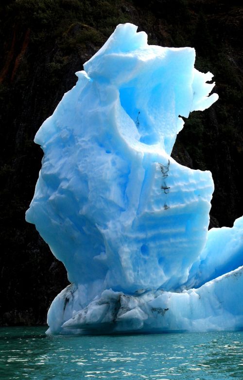 iceberg blue fjord