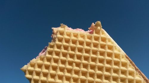 icecream waffle sweet