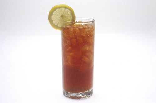 iced tea glass beverage