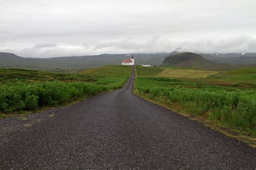 iceland church nature