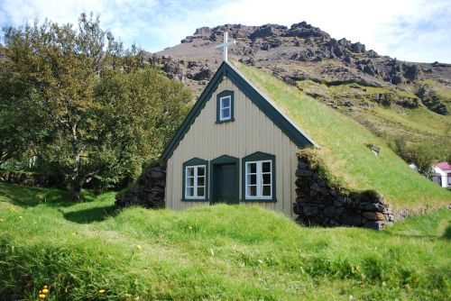 iceland church serenity