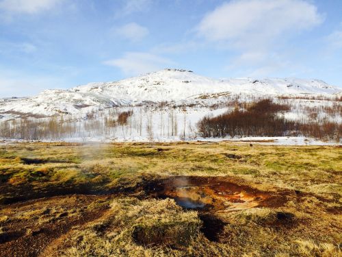 iceland geyser boiling