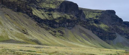 iceland mountains green