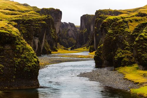 iceland landscape stream