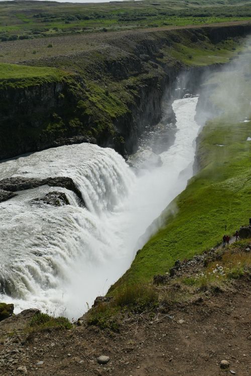 iceland gullfoss waterfall