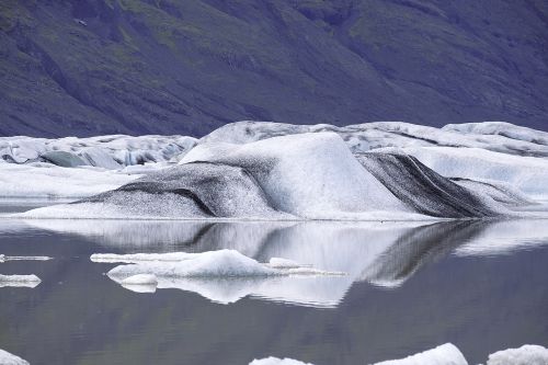 iceland glacier driving iceberg