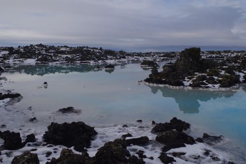 iceland blue lagoon outlying pools