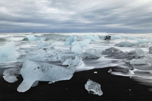 iceland beach ice