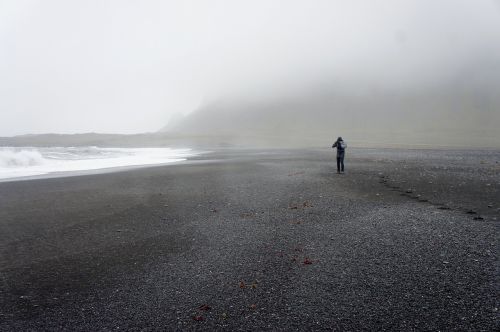 iceland black beach sea