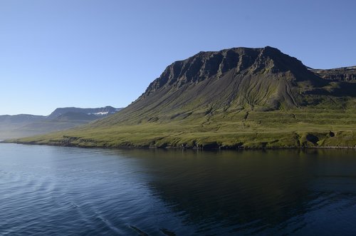 iceland  seydisfjordur  volvanic island