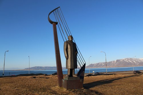 iceland  statue  monument