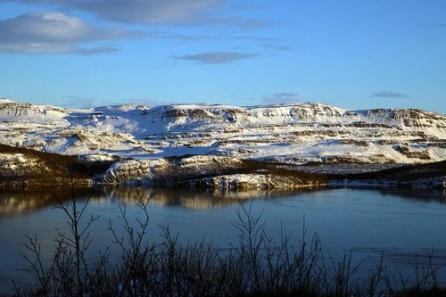 iceland  borgarfjörður  water