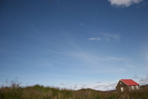 iceland church sky