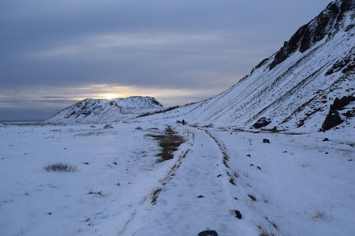 iceland  winter  south