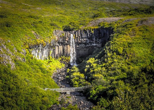 iceland  waterfall  landscape