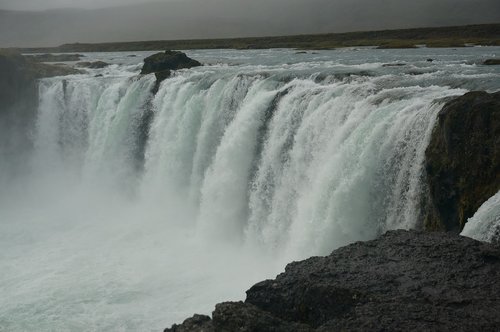 iceland  waterfall  goðafoss