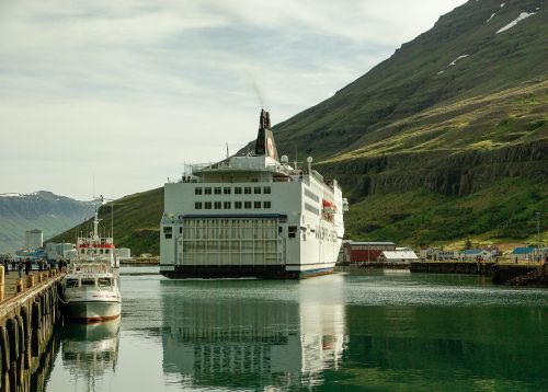 iceland ferry fjord
