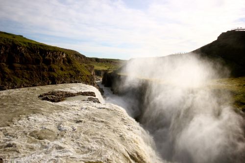 iceland waterfall water