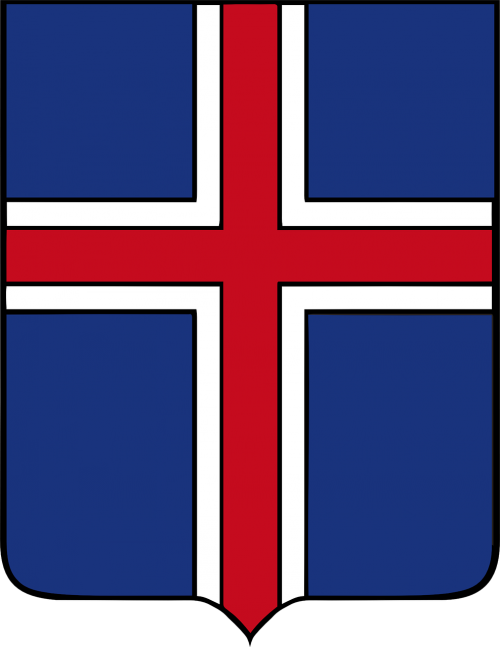 iceland coat of arms symbol