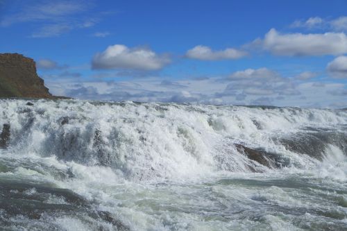 gullfoss iceland cascade