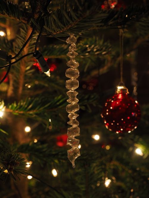 icicle glass jewellery christmas