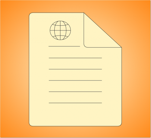 icon file orange